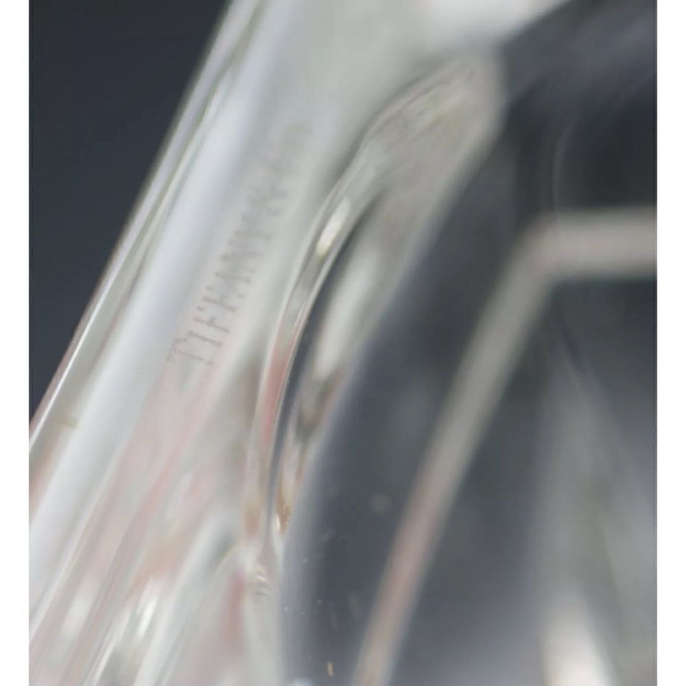 TIFFANY AND CO CRYSTAL HAMPTON 9" CANDLESTICK CANDLE HOLDER PAIR MADE IN GERMANY - Picture 4 of 9